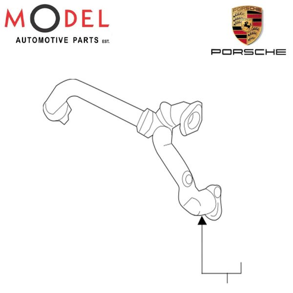 Porsche Genuine PRESSURE PIPE PAC145674