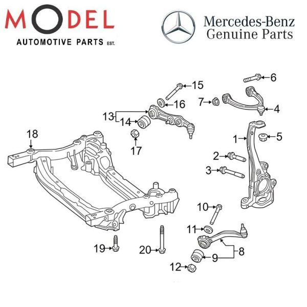 Mercedes-Benz Genuine UPPER CONTROL ARM 2053303403