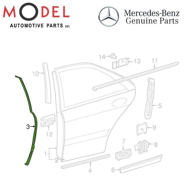 Mercedes-Benz Genuine WEATHER STRIP 2207302478