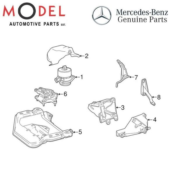 Mercedes-Benz Genuine ENG MOUNTING 2222408217