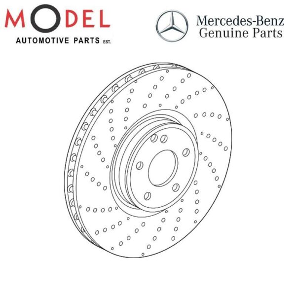 Mercedes-Benz Genuine BRAKE DISK 2224215200