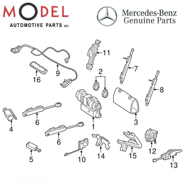 Mercedes-Benz Genuine CYLINDER 1728000072