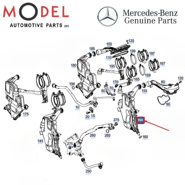 Mercedes Benz Genuine Oil Seprator Model Automotive Parts