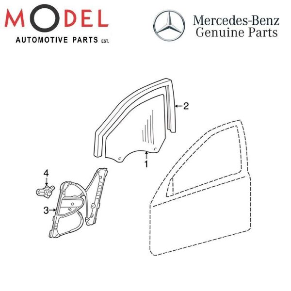 Mercedes-Benz Genuine WINDOW REGULATOR 2037204046