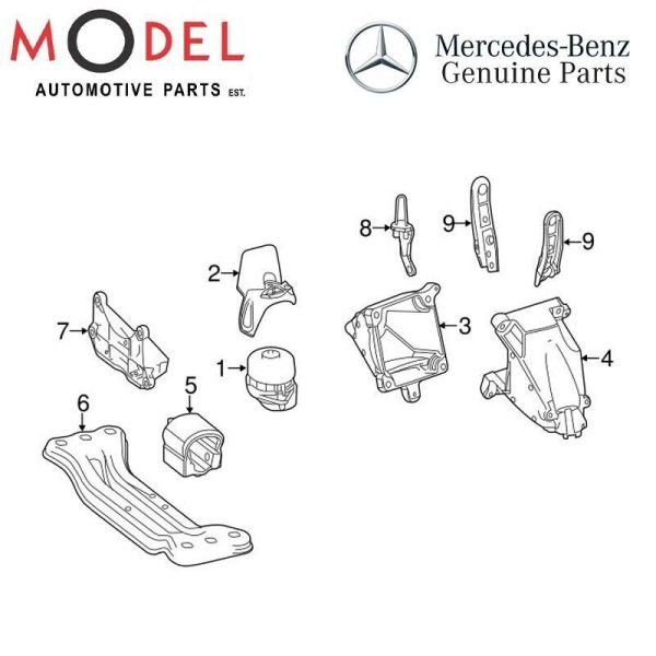 Mercedes-Benz Genuine ENG MOUNT 204240541764