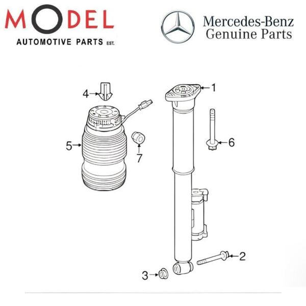 Mercedes-Benz Genuine AIR SPRING RH 2133200225