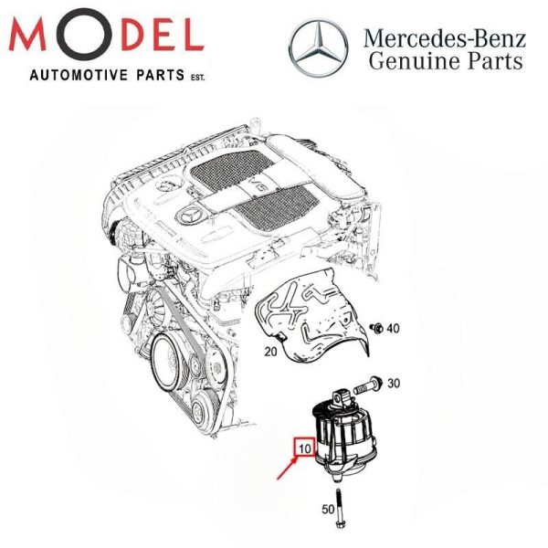 Mercedes-Benz Genuine ENGINE MOUNTING 2312400017