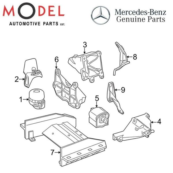 Mercedes-Benz Genuine ENG MOUNT 231240101764