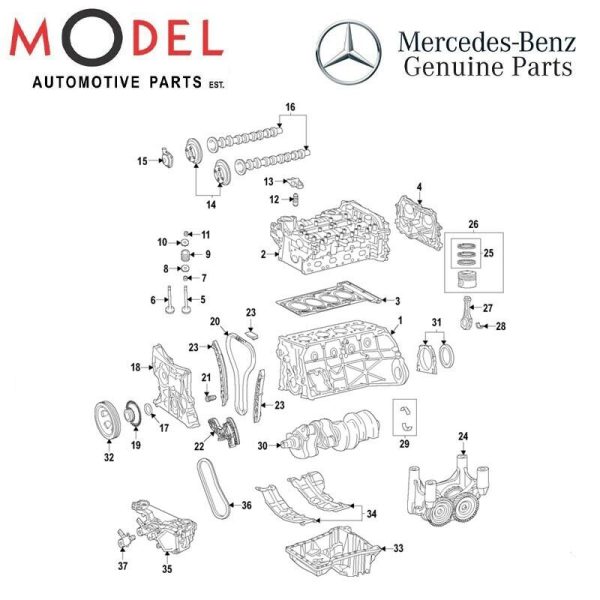 Mercedes-Benz Genuine CHAIN TENSIONER 2600502000