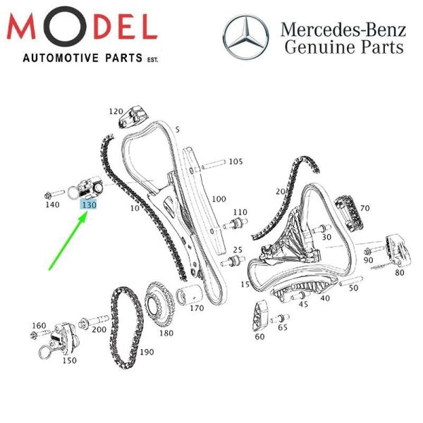 Mercedes-Benz Genuine CHAIN TENSIONER 2780500511 2780501400