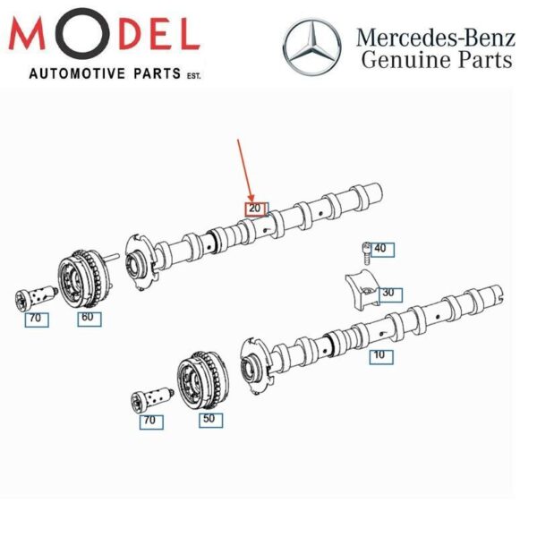 Mercedes-Benz Genuine EXHAUST LH CAMSHAFT 2780509301