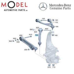 MERCEDES BENZ GENUINE THRUST ARM LEFT SIDE FOR FRONT AXLE A4633303502